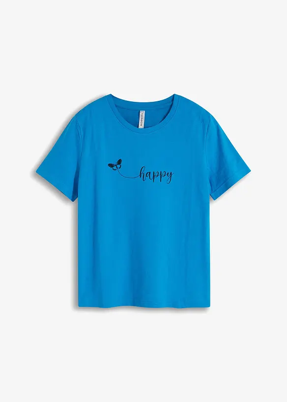 T-Shirt aus reiner Baumwolle, bonprix