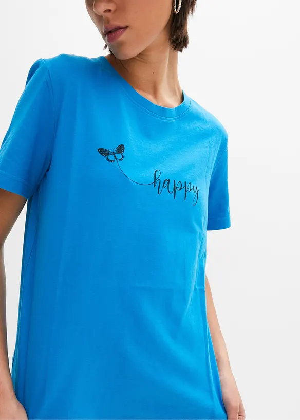 T-Shirt aus reiner Baumwolle, bonprix