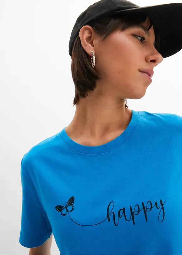 T-Shirt aus reiner Baumwolle, bonprix