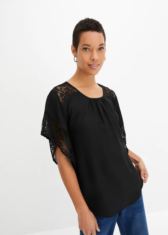 Blouse avec applications, bonprix