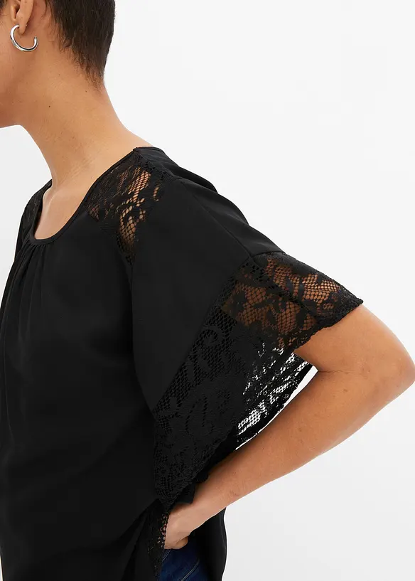 Blouse avec applications, bonprix