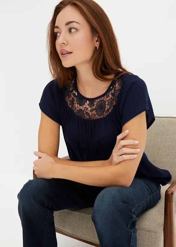 Blouse 100% viscose, bonprix