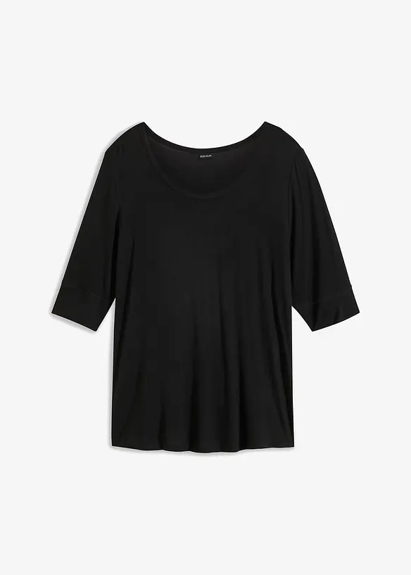 Rundhalsshirt aus softer Viskose, bonprix
