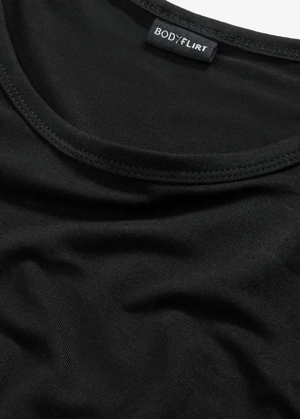 Rundhalsshirt aus softer Viskose, bonprix