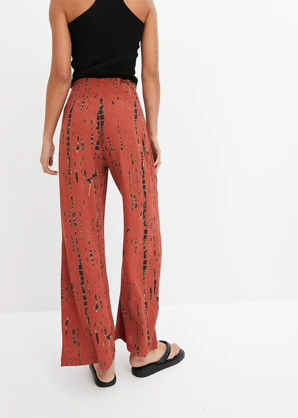 Palazzo-Hose aus fließender Viskose, bonprix
