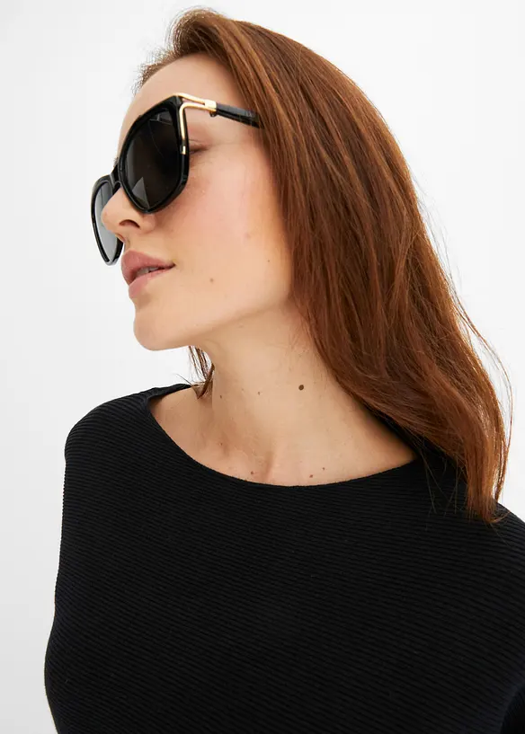Pull oversize côtelé, bonprix