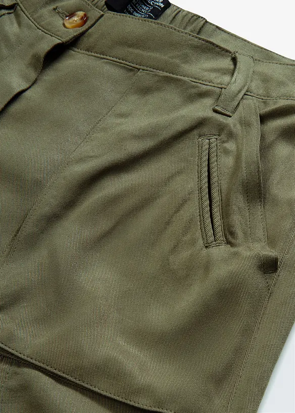 Pantalon large et fluide style cargo, bonprix
