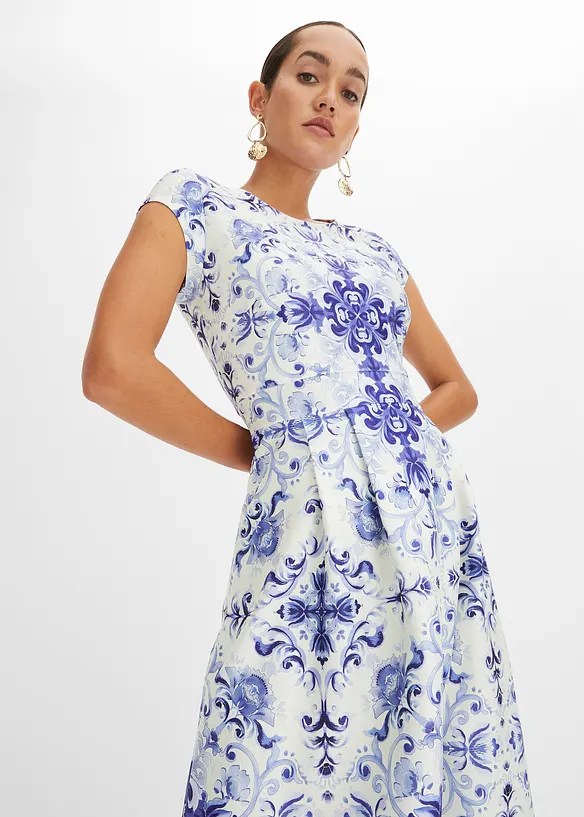 Robe en jersey à plis creux, bonprix
