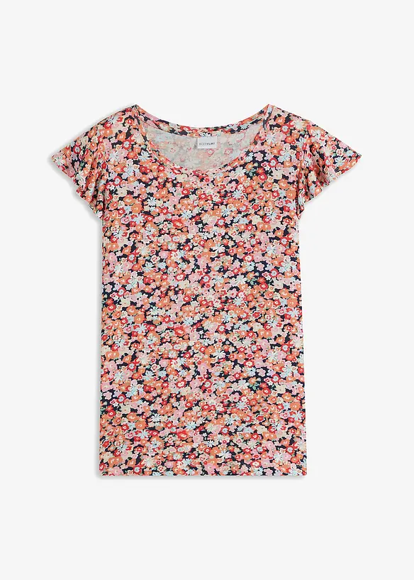 Shirt mit Volant-Ärmel, bonprix