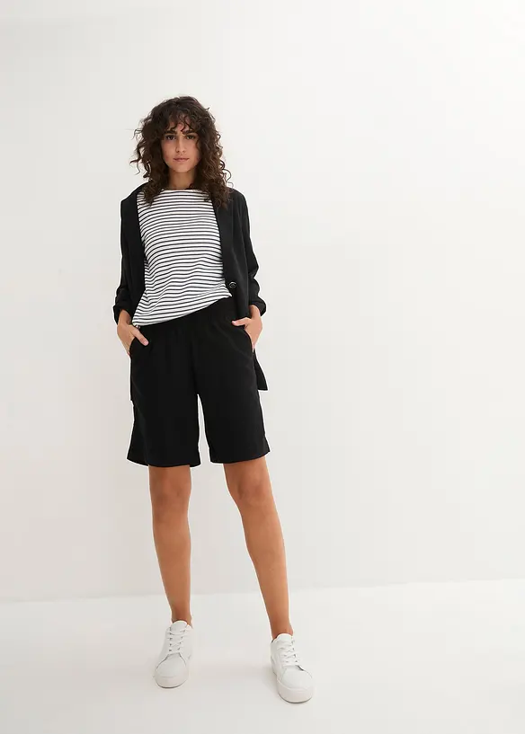 Bermuda en mélange lin et viscose, bonprix