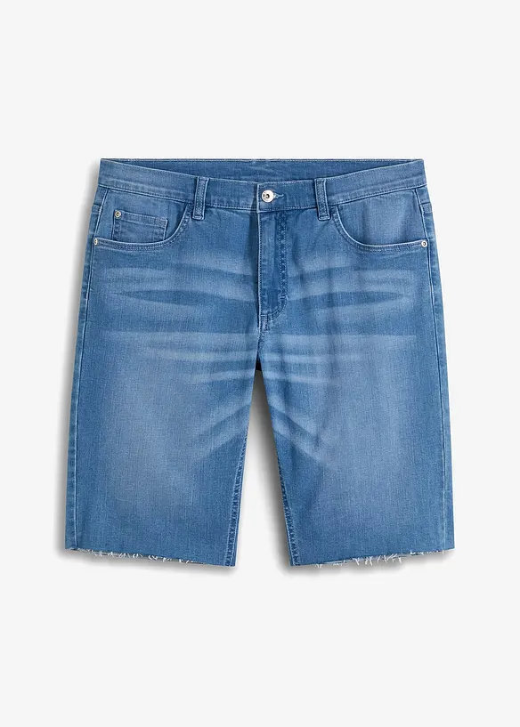 Bermuda en jean extensible, Loose, bonprix