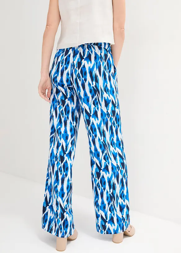 Pantalon palazzo en viscose fluide, bonprix