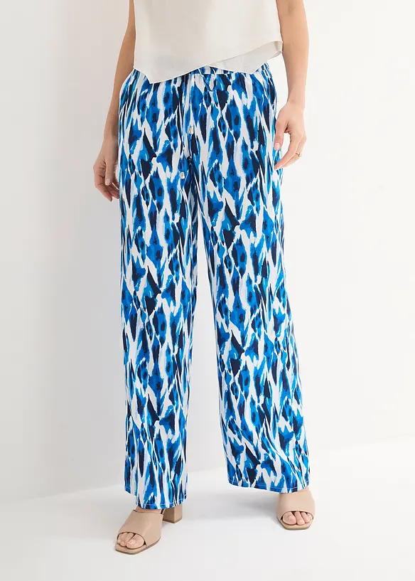 Pantalon palazzo en viscose fluide, bonprix