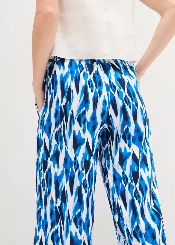 Pantalon palazzo en viscose fluide, bonprix