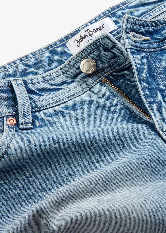 Short en jean, taille mi-haute, bonprix