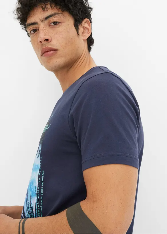 T-shirt en coton avec imprimé photo, bonprix