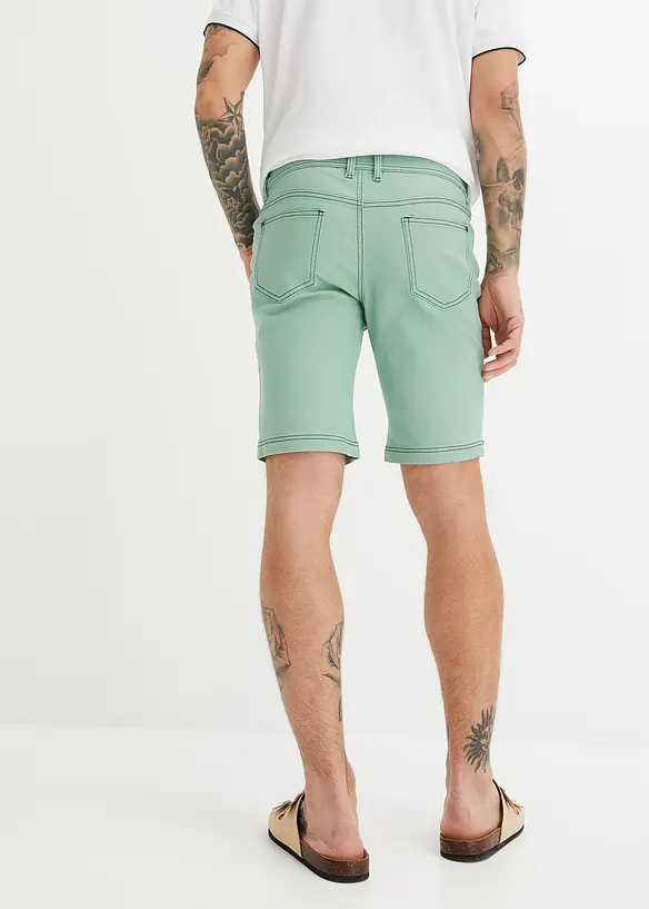 Bermuda en jean extensible, Regular Fit, bonprix