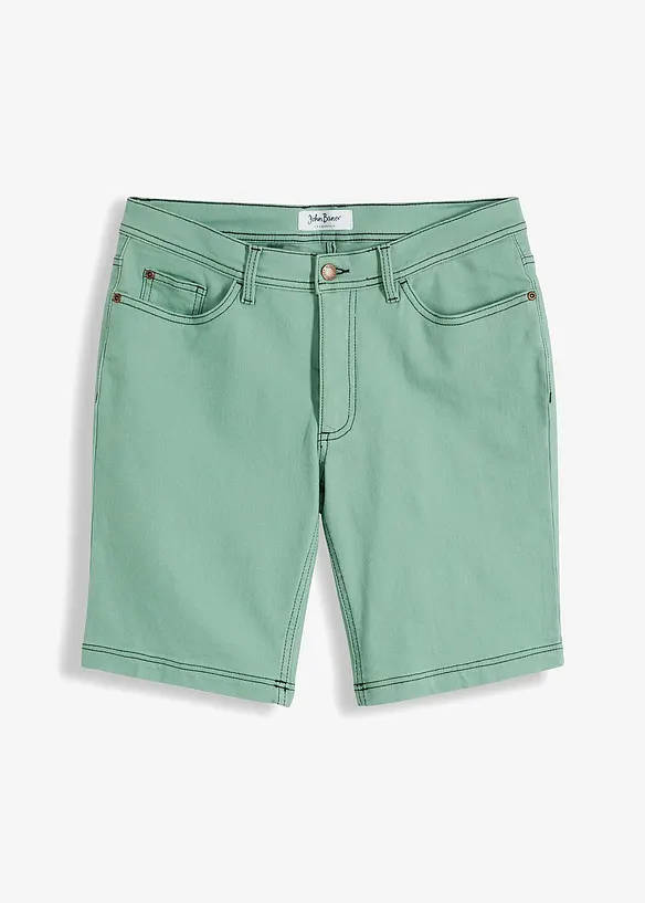 Bermuda en jean extensible, Regular Fit, bonprix