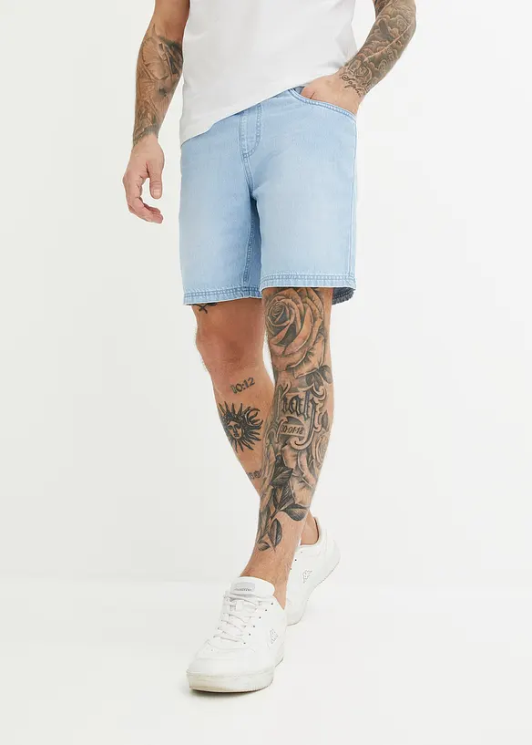 Short long en jean, Regular Fit, bonprix