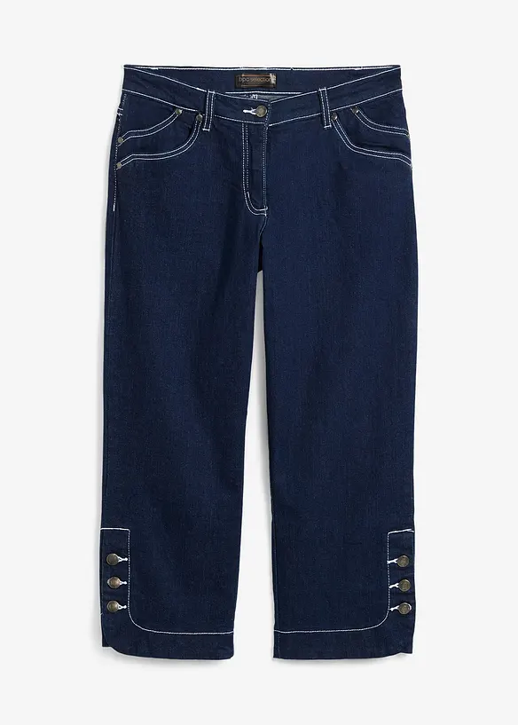Jean corsaire, taille mi-haute, bonprix