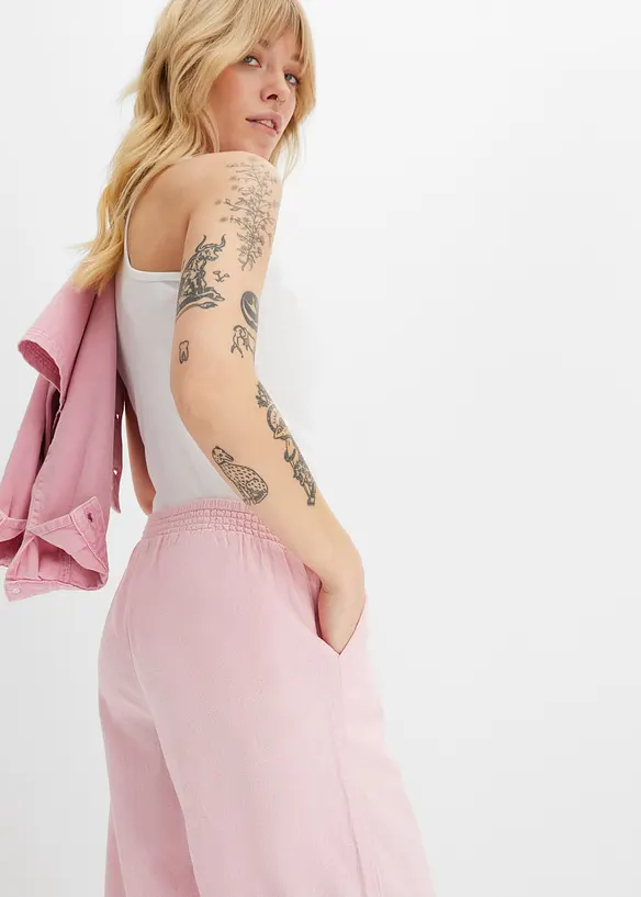 Palazzo-Hose aus Leinen, bonprix