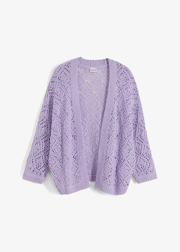 Gilet en maille ajourée, bonprix