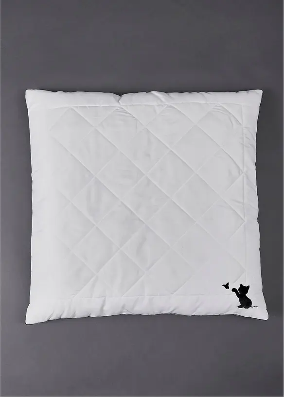 Oreiller ferme en microfibre toucher duvet motif chat, bonprix
