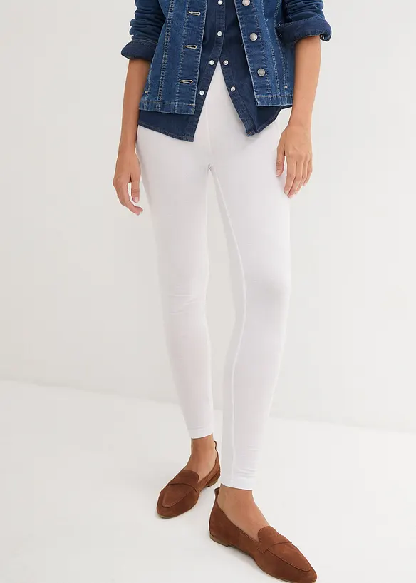 Leggings  mit reiner Bio-Baumwolle (2er Pack), bonprix