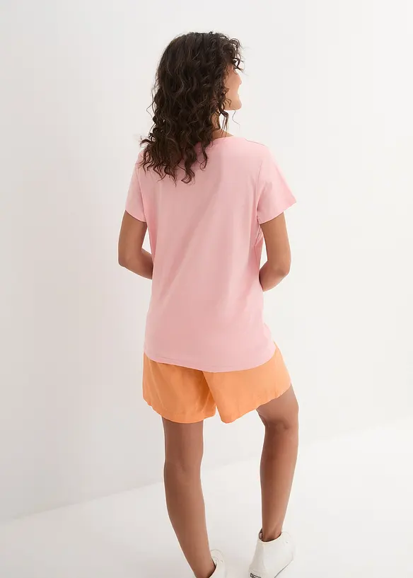 Lot de 5 T-shirts col rond, bonprix