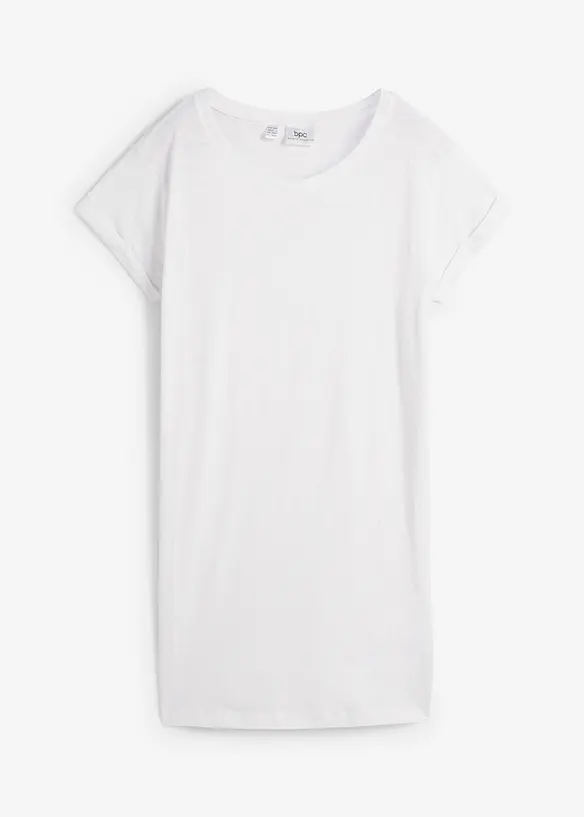 Boxy-Longshirt mit kurzen Ärmeln, bonprix