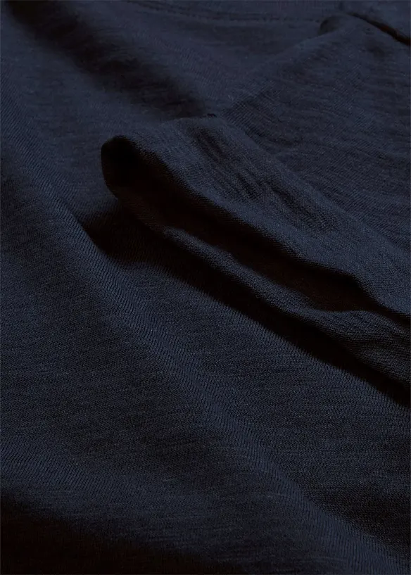 Boxy-Longshirt mit kurzen Ärmeln, bonprix