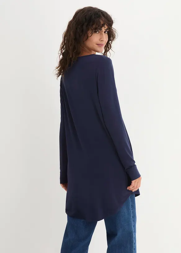 T-shirt viscose long, manches longues, bonprix