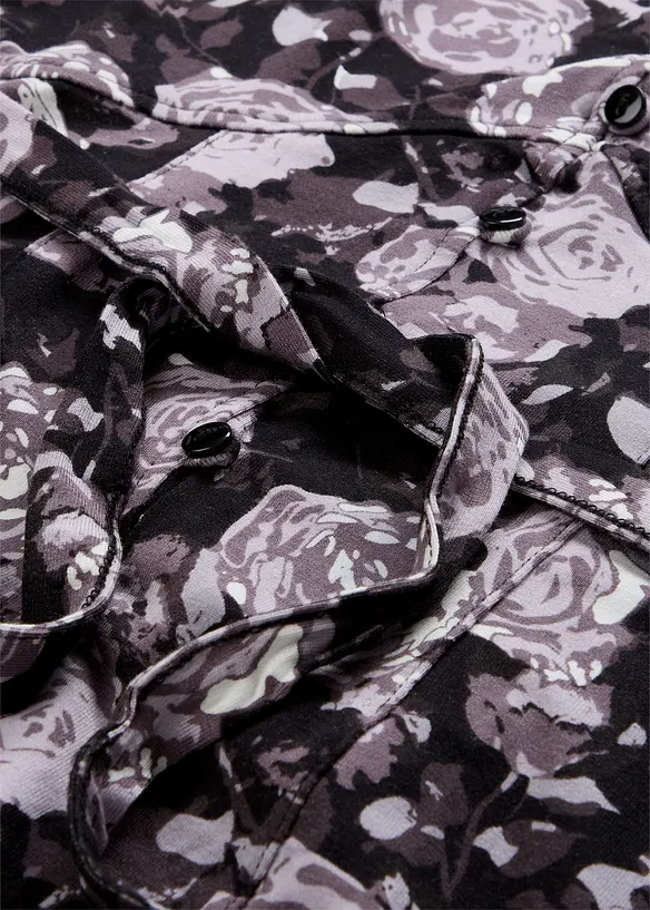 Robe longue manches courtes, bonprix