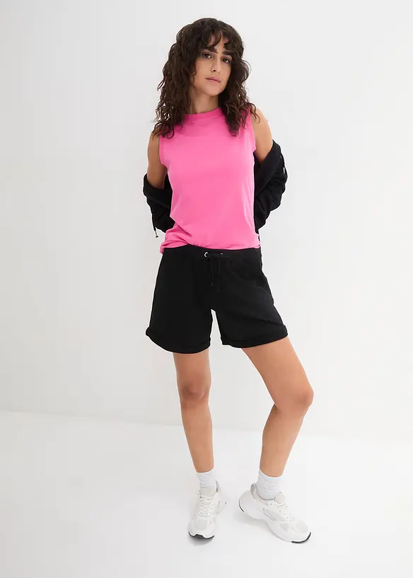 Short en molleton 100% coton, bonprix