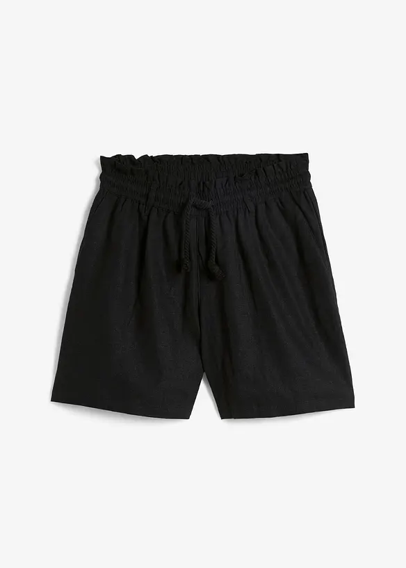 Short paper bag en lin, bonprix
