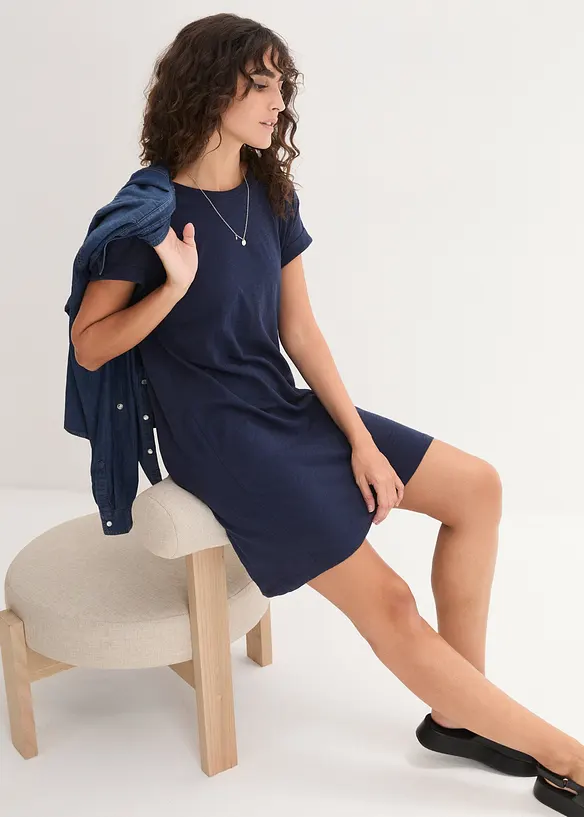 Jerseykleid mit reiner Bio-Baumwolle, bonprix