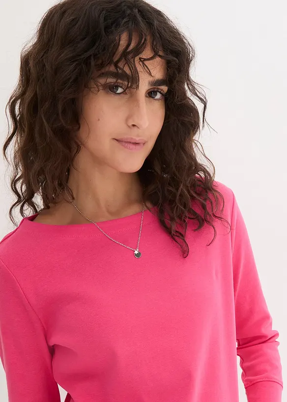 T-shirt manches longues 100% coton, bonprix