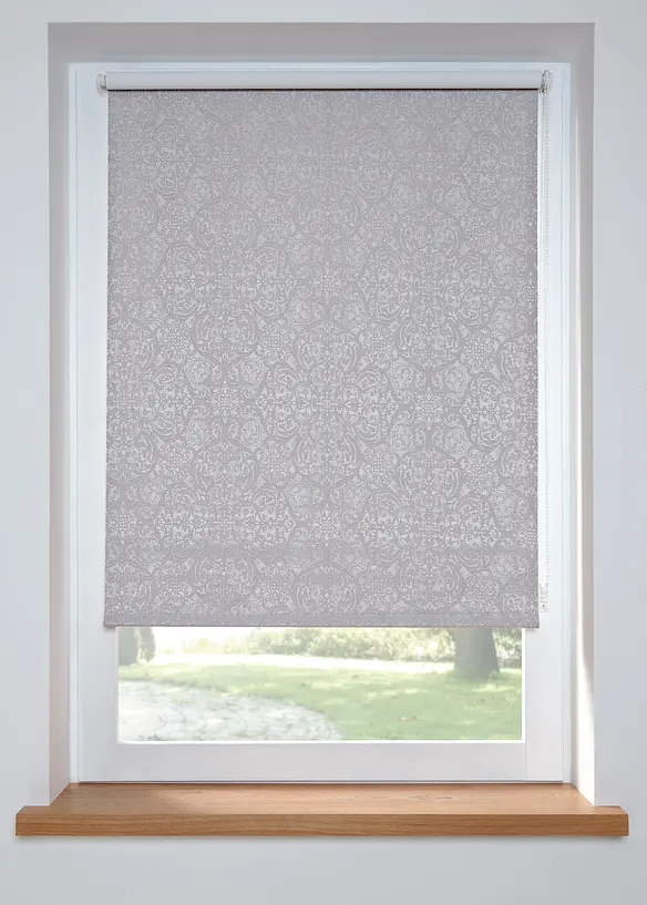 Store enrouleur occultant jacquard avec ornements, bonprix