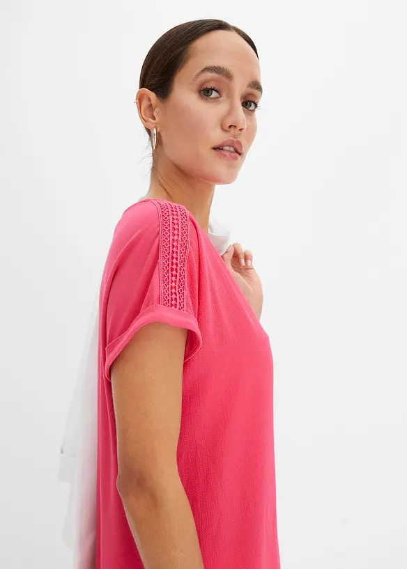 T-shirt à dentelle, bonprix