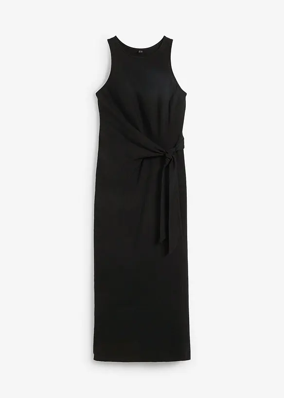 Robe longue à nouer sur le côté, bonprix