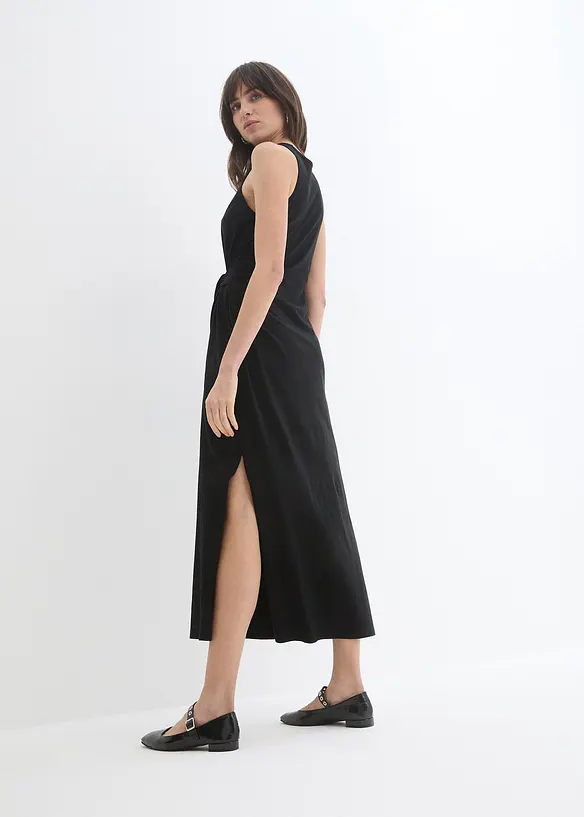 Robe longue à nouer sur le côté, bonprix