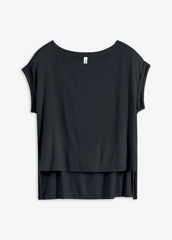 Oversize-Shirt aus fließender Viskose, bonprix