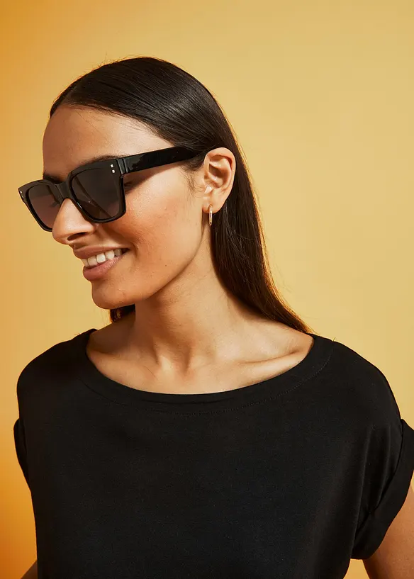 Oversize-Shirt aus fließender Viskose, bonprix