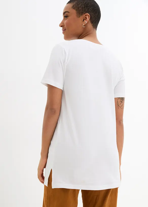 Longshirt mit V-Ausschnitt (2er Pack), bonprix