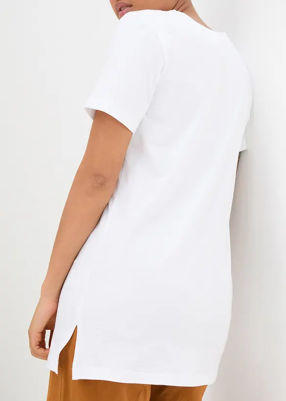 Longshirt mit V-Ausschnitt (2er Pack), bonprix