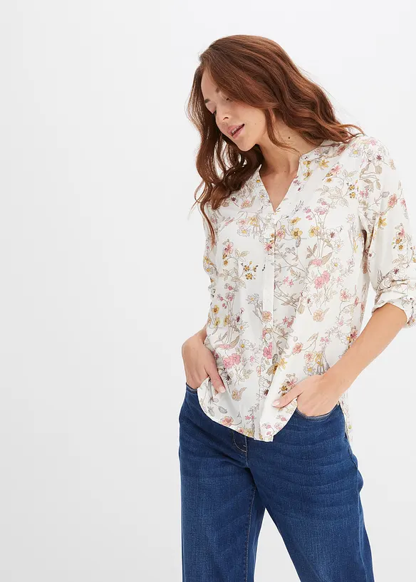 Bluse aus reiner Viskose, bonprix