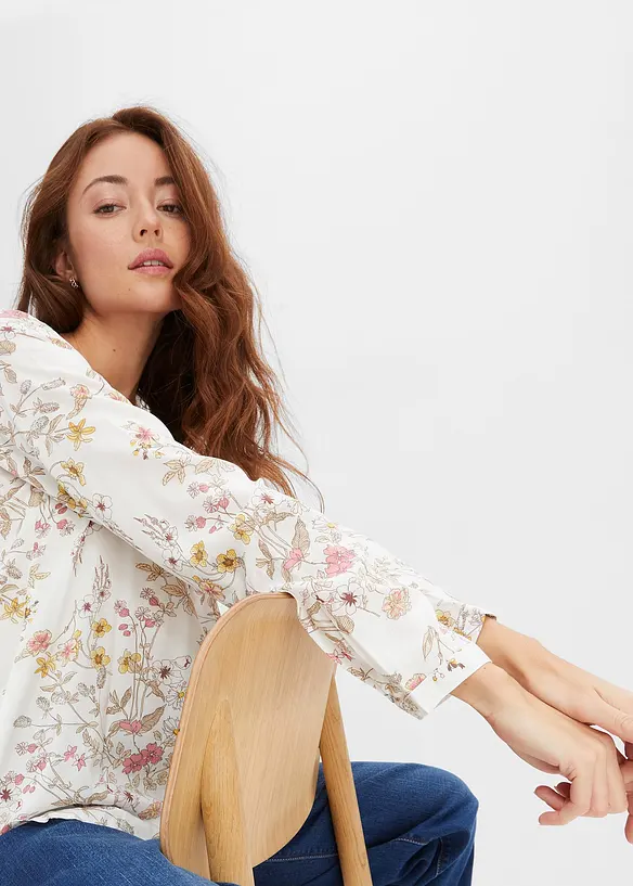 Bluse aus reiner Viskose, bonprix