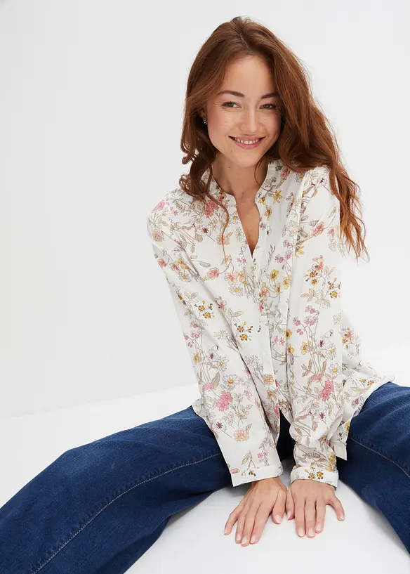 Bluse aus reiner Viskose, bonprix