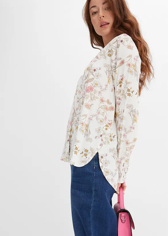 Bluse aus reiner Viskose, bonprix