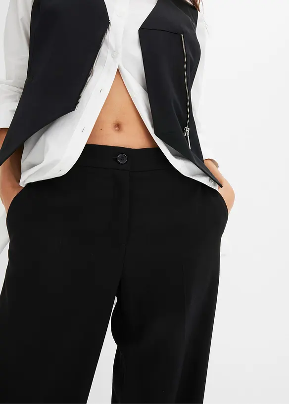 Léger pantalon de tailleur en viscose majoritaire, bonprix